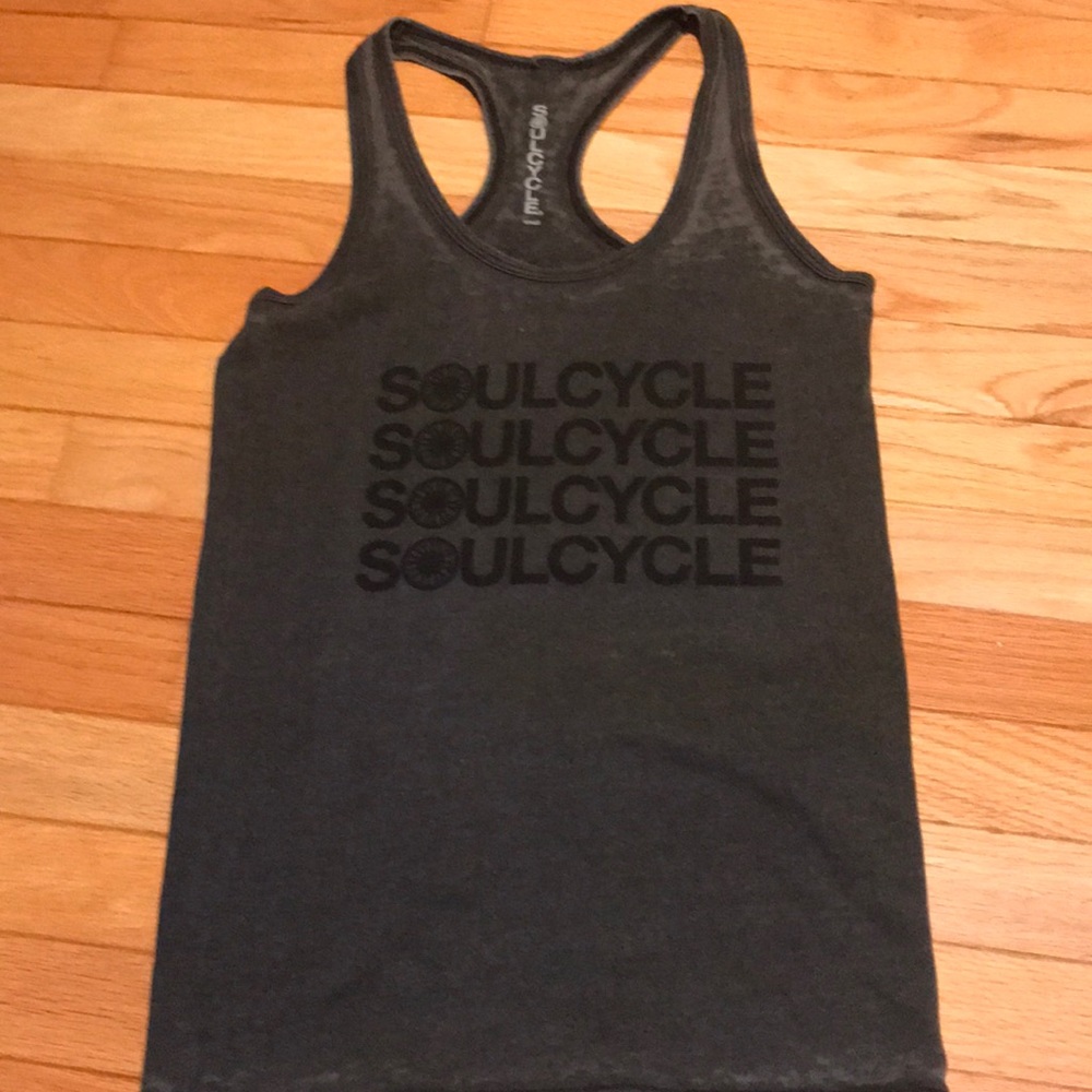 Soul cycle racer back tank top
